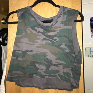 Camo Crop Top